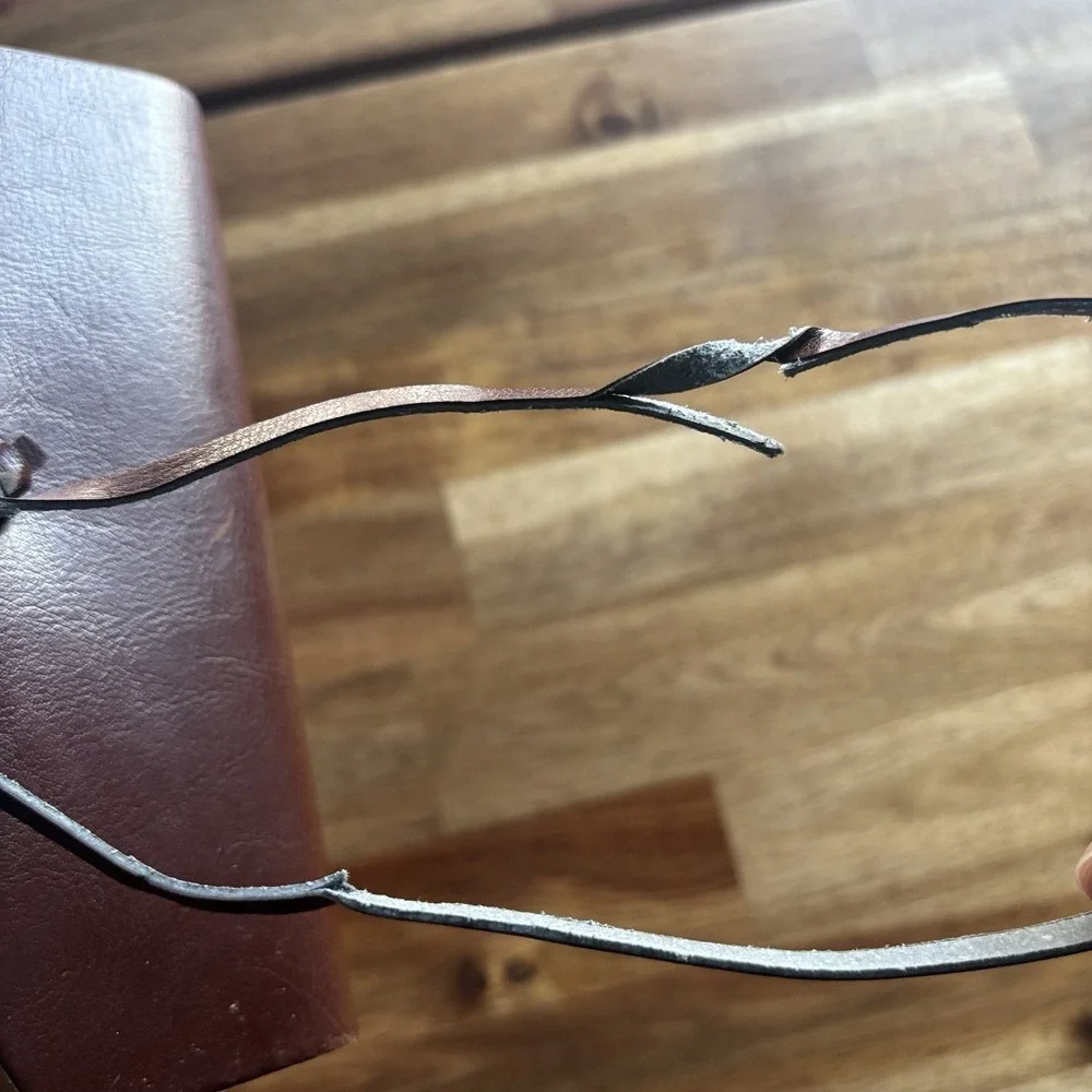 Cavallini & Co. Brown Leather Journal  MADE IN ITALY - BROKEN STRAP- AS IS